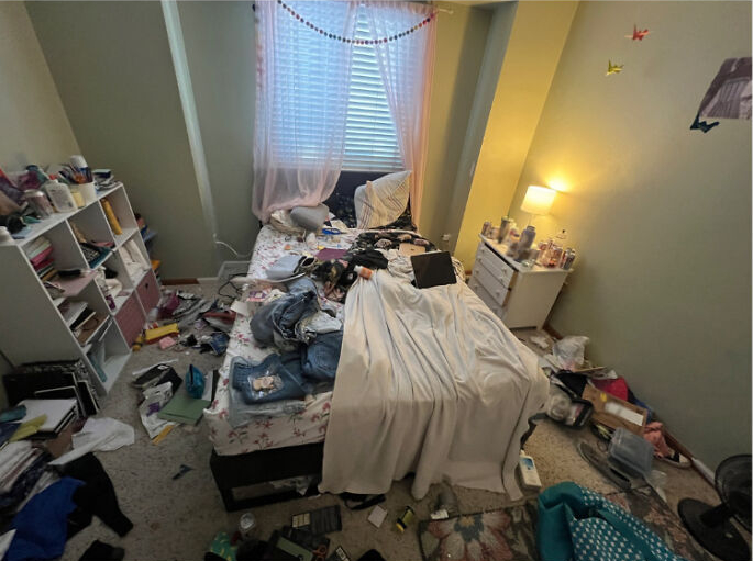 Before - Total Bedroom Organization & Deep Clean